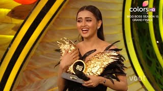 Bigg Boss 15 Winner Tejaswi Prakash Congratulations [upl. by Cissiee]