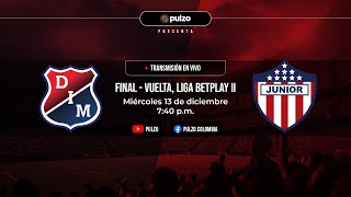 MEDELLÍN VS JUNIOR narración EN VIVO del partido de vuelta de la final  Liga BetPlay II  Pulzo [upl. by Skelly]