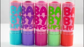 ReviewDemo New Maybelline Baby Lips Pinked Collection [upl. by Raven331]