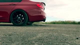 BMW 320d f30 red drift r19 [upl. by Anahahs]