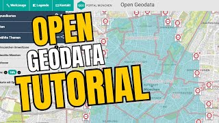 Open Geodata Portal München  Tutorial [upl. by Assenal]