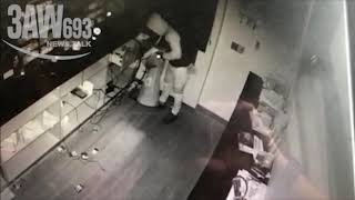 CCTV of Gembrook service station breakin and raid [upl. by Tarsus]