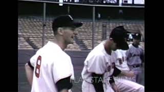 Red Sox left fielder Carl Yastrzemski taking batting practice at Fenway Park mid 1960s [upl. by Aseiram]