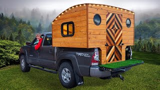 Building a Luxury Camper for my Truck Start to Finish [upl. by Petunia]