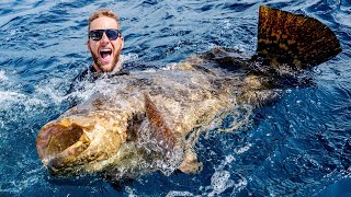 Giant Grouper Fishing Battle [upl. by Skippy329]