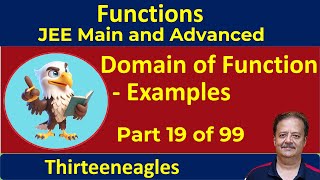 19 Functions  Domain of Functions  Examples  IIT JEE Maths  Class XII [upl. by Barthel]