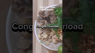 How to Cook Congee Overload cooking simple eating [upl. by Huda340]