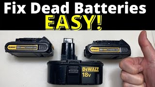 SECRET to Fix Drill Batteries that Wont Charge [upl. by Cohlier65]