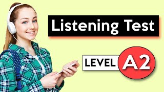 A2 Listening Test  English Listening Test [upl. by Ettezoj]