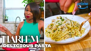 Seafood Pasta Inspired by Harlem  Prime Pairings  Prime Video [upl. by Eittik]