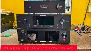 52  51 amplifier DOLBY  HDR 10  UHD  4K  dts  Dolby HDMI ARC  subwoofer amplifier [upl. by Nilesoy]