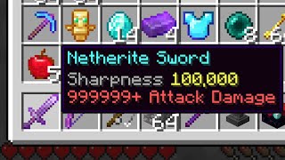 I secretly used Sharpness 100000 sword in Minecraft UHC [upl. by Hennahane]