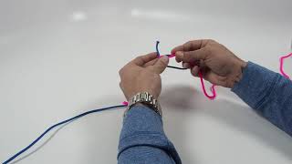 Sixgill How To  Tie A Double Uni Knot with Mono to Braid [upl. by Pollyanna]