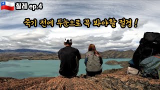 토레스 델 파이네 W트레킹 3일차 쿠에노스 산장에서 센트로 산장까지 걷다 [upl. by Lusar]