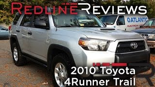 2010 Toyota 4Runner Trail Review Walkaround Exhaust Test Drive [upl. by Bruns410]