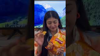 Tasting different flavors of Lays  Which is the most tasty😝  Adeeba Naaz [upl. by Ailegna]