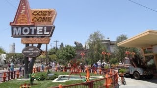 Detailed Overview Cars Land at Disney California Adventure [upl. by Ylera]