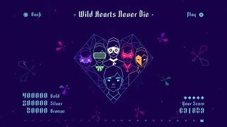 Sayonara Wild Hearts Gold Rank Gameplay PS4  Wild Hearts Never Die Final Song  End Credits [upl. by Leveroni362]