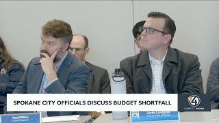 Spokane officials discuss budget shortfall [upl. by Iffar249]