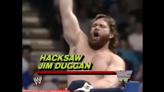 Jim Duggan vs The Conquistador Wrestling Challenge April 24th 1988 [upl. by Leverett]