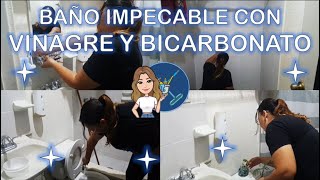 Baño impecable con BICARBONATO Y VINAGRE [upl. by Gildas]