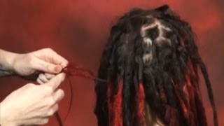 How to Repair Thinning Spots in Dreadlocks Tutorial DoctoredLockscom [upl. by Esmerelda938]