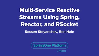 MultiService Reactive Streams Using Spring Reactor and RSocket [upl. by Enad]