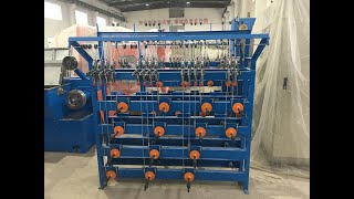 High Speed Bunching Machine Payoff Stand for 32 Wires Model 32H [upl. by Genna]