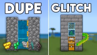 TOP 5 Glitches in 121 Minecraft Bedrock Edition Latest Working [upl. by Anibor]