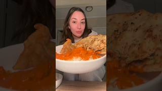 Indian food for dinner 🇮🇳 indianfood eatwithme mukbang food foodie foodtiktok eating yummy [upl. by Nodmac]