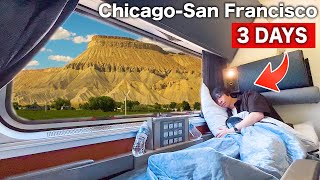 🇺🇸3 DAYS on Americas Most Scenic Sleeper Train Chicago→San Francisco  Amtrak California Zephyr [upl. by Nnylharas]