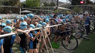 1st XTERRA Greece  Vouliagmeni Kids Off Road TRIathlon 2023  Media Clip [upl. by Ahtenek121]