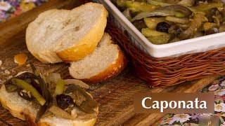 Receita de Caponata Vegan [upl. by Enirehs543]