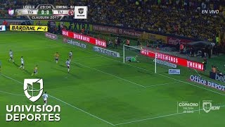 Lajud salvó milagrosamente una calca del gol de Dueñas al América [upl. by Christean]