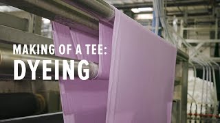 How Fabric is Dyed in a Massive and EcoFriendly Way [upl. by Anaihsat728]