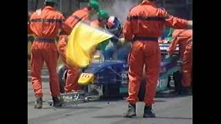 MF87 F1 2000 Monaco FP Diniz crash [upl. by Anastatius]