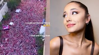 Ariana Grande Reacts To Filipino Crowd Singing Break Free [upl. by Vernier]