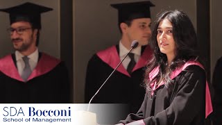 Commencement Speech 2012  FullTime MBA  SDA Bocconi [upl. by Earahc489]