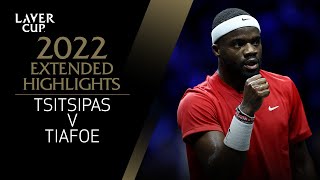 Stefanos Tsitsipas v Frances Tiafoe Extended Highlights  Laver Cup 2022 Match 11 [upl. by Atikan]