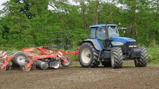 New Holland TM190  Kuhn Optimer 5003 [upl. by Mohkos22]