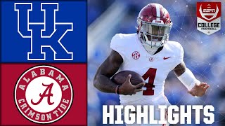 🚨 SEC WEST CHAMPS 🚨 Alabama Crimson Tide vs Kentucky Wildcats  Full Game Highlights [upl. by Nara]