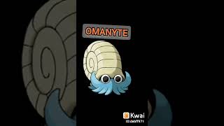 la evolución de OMANYTE pokemon [upl. by Einavoj]