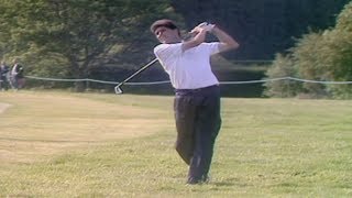 Bizarre golf shot Jose Maria Olazabal [upl. by Llednyl710]