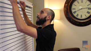 How To Install Valance Clips Faux Wood Blinds from Selectblindsca [upl. by Sutton205]