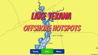 Lake Texana TX  Offshore HotSpots Explained  Find the Bass Fast [upl. by Euphemia781]