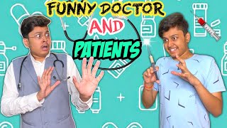 Funny Doctor And Patients 🤣  Laugh With Harsh  Comedy [upl. by Prader]