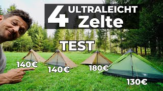 Ultraleichte Zelte  TEST  Günstige 1 Personen Zelte [upl. by Aivatnwahs264]