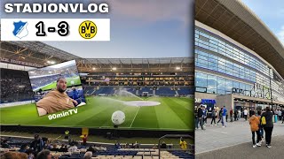 PYROSHOW DORTMUND 🔥 HOFFENHEIM NIEDERLAGE 😱  TSG Hoffenheim vs Borussia Dortmund  Stadionvlog [upl. by Reinaldo7]