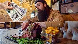 WIN £50 CASH IF YOU CAN EAT THE HUGE STEAK THATS ONLY BEEN BEATEN ONCE IN 9 YEARS  BeardMeatsFood [upl. by Fe]