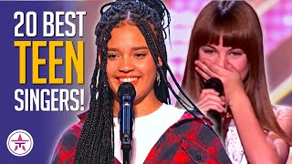 TOP 20 BEST TEEN SINGERS on Got Talent Worldwide Whos Your Fave [upl. by Aihsenrad677]